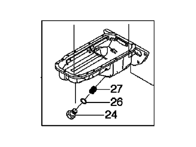GM 96481581 Oil Pan