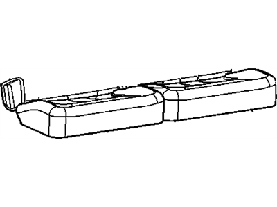 GM 88983625 Cover, Rear Seat #2 Cushion *Pewter