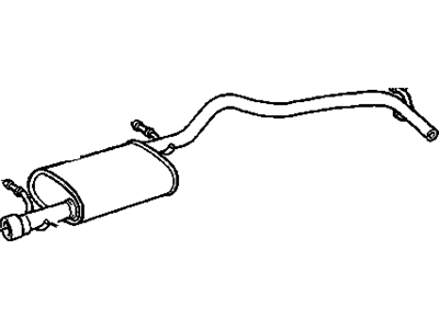 GM 15998903 Exhaust Muffler Assembly