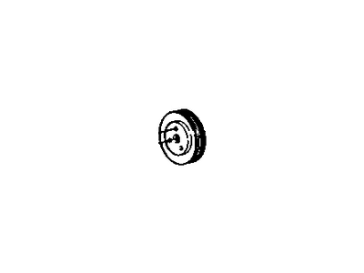 GM 14018709 Pulley, Crankshaft