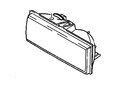 GM 16515320 Lens & Housing Asm-Headlamp