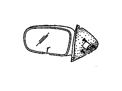 GM 12367167 Mirror Kit, Outside Rear View