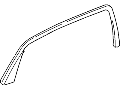 GM 25660259 Weatherstrip Asm, Front & Rear Side Door Upper