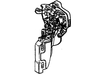 GM 9201927 Rear Side Door Lock