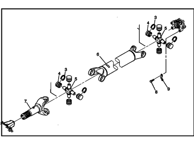 GM 15833881 Propeller Shaft Assembly