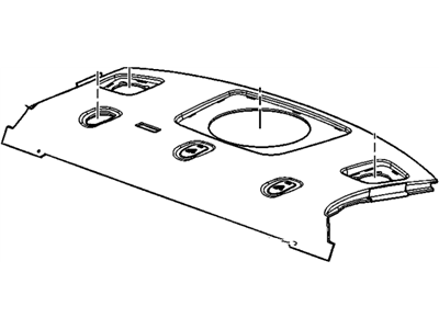 GM 25768916 Package Tray Trim