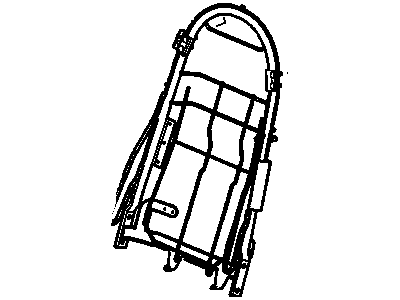 GM 89043616 Seat Back Frame