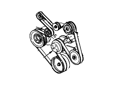 GM 14102643 Belt-Fan & Water Pump & Generator