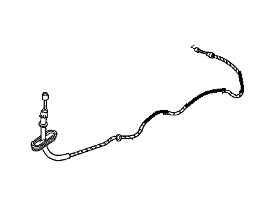 GM 10345378 Cable Asm-Parking Brake Front *Marked Print