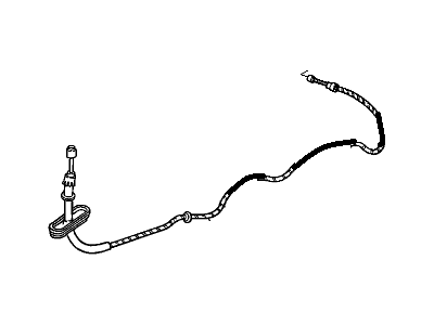 GM 10306506 Cable Asm-Parking Brake Front