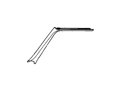GM 20709347 Trim Asm-Molding Garnish Windshield Side Upper & Side Roof *Red Garnet