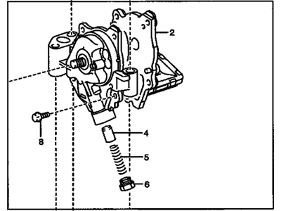 GM 19185623 Pump, Oil(W/Screen)