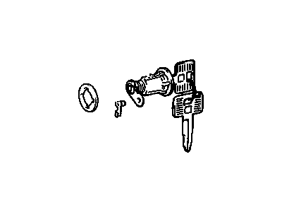 GM 94843601 Rear Compartment Lid Lock Cylinder(W/Key)