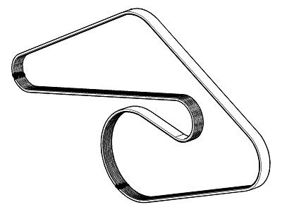 GM 12630513 Serpentine Belt