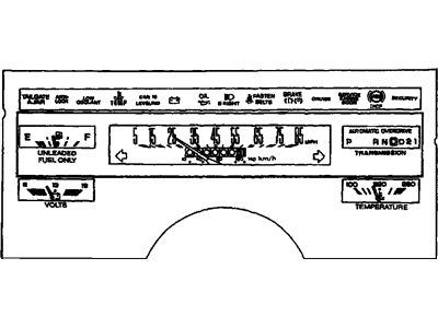 GM 16169834 Instrument Cluster