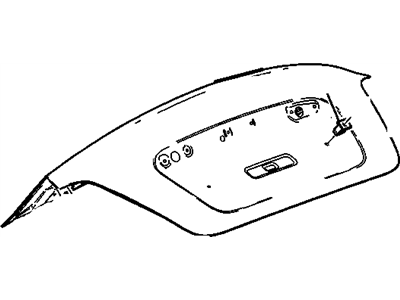 GM 42497341 Trunk Lid