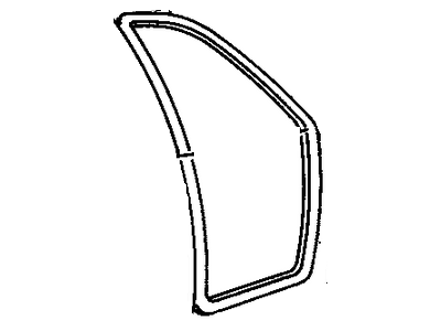 GM 30020547 Weatherstrip, Front Door Opng, LH (On Esn)