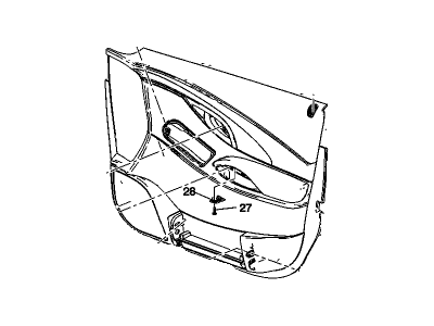 GM 9061448 Door Trim Panel