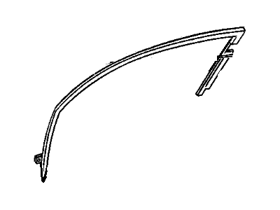 GM 22605803 Channel Asm-Front Side Door Window *Black