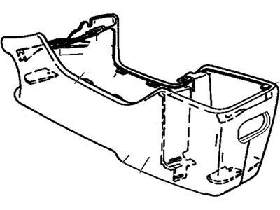 GM 10405057 Console Asm-Front Floor Lower <Use 1C1J