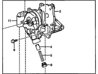 GM 19185623 Pump, Oil(W/Screen)