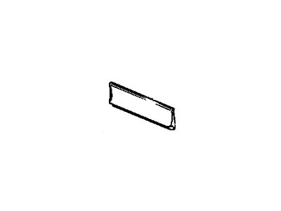GM 12455151 Molding Kit, Rear Side Door Lower