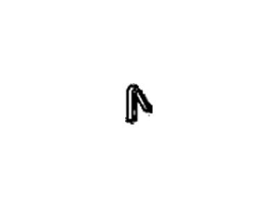 GM 10231646 Weatherstrip Asm-Front Side Door Upper Auxiliary *Black