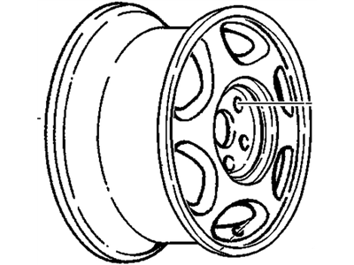 GM 12368963 Wheel Rim Kit, Aluminum *Sparkle Gold