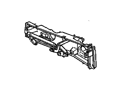 GM 16517207 Headlamp Assembly-(W/Opening Door Actuator)