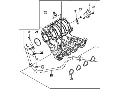 GM 25189257 Intake Manifold