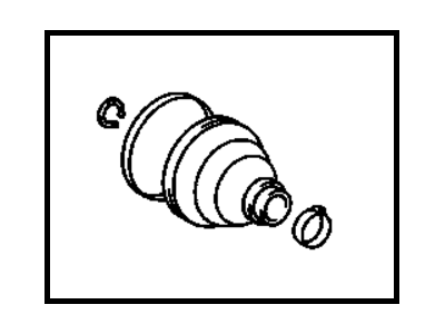 GM 7849842 Boot Kit, Front Wheel Drive Shaft Cv Joint