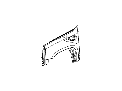 GM 22977479 Fender