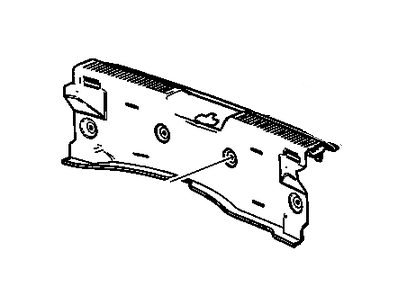 GM 96936798 Rear Panel Trim