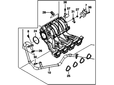 GM 96452340 Intake Manifold