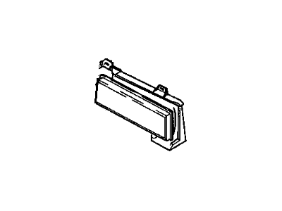 GM 16505038 Replaceable Bulb Headlamp Assembly