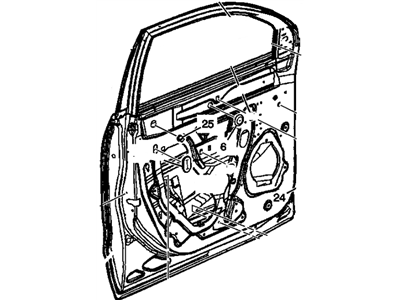 GM 20792548 Door Shell