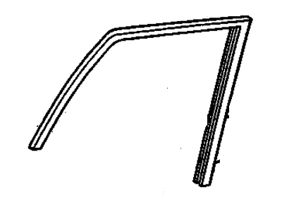 GM 22635462 Channel Asm-Rear Side Door Window