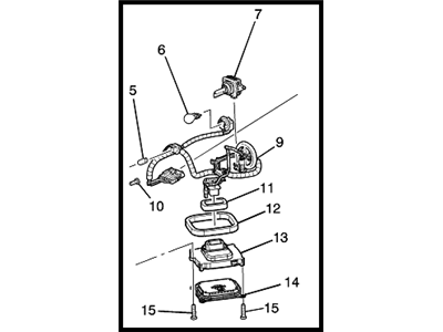 GM 15775397 Headlight Assembly-(W/ Front Side Marker & Parking & T/Side