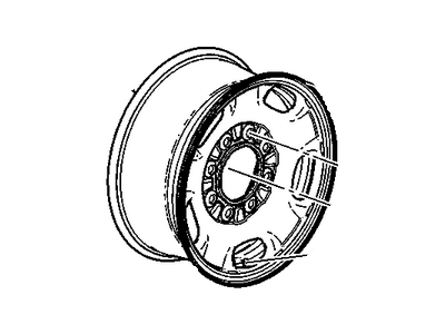 GM 9597724 Spare Wheel
