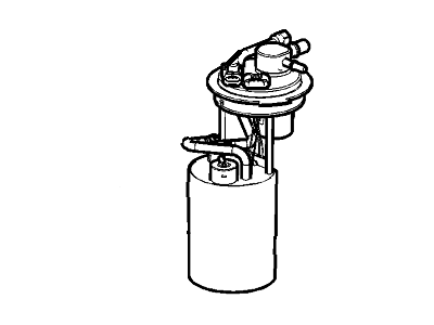 GM 19301231 Fuel Tank Fuel Pump Module Kit (W/O Fuel Level Sensor)