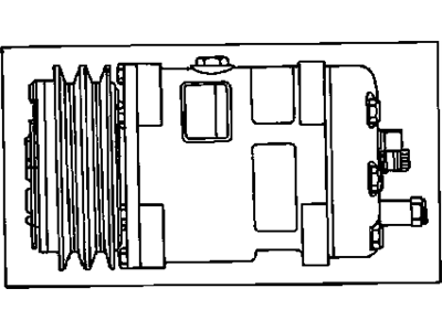 GM 89019367 Air Conditioner Compressor Assembly