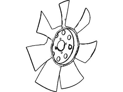 GM 25919018 Fan Blade