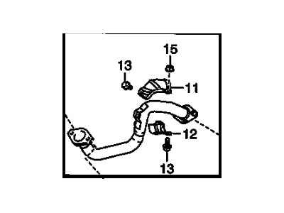 GM 88975820 Front Pipe