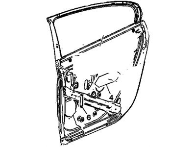 GM 23282696 Door Shell