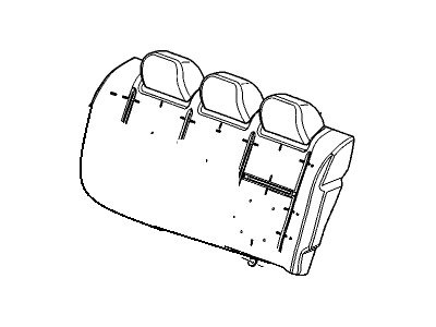 GM 19123499 Seat Back Pad