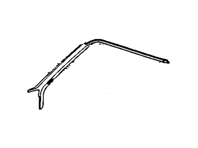 GM 10171416 Molding Asm-Windshield Side Upper Garnish *Red