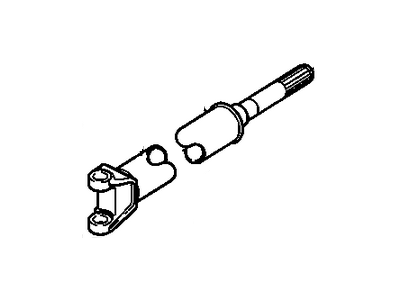 GM 15582090 Yoke-Front Axle Propeller Shaft Slip