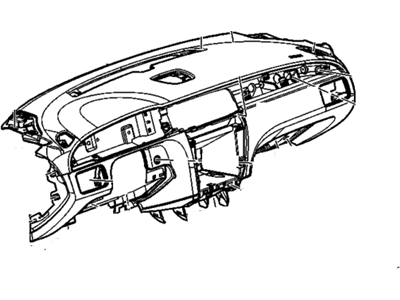 GM 89045028 Instrument Panel