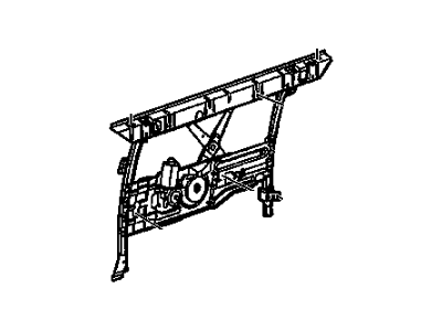 GM 16631573 Module Asm-Front Side Door Window