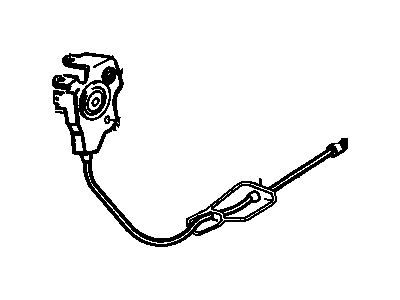 GM 10152254 Cable Asm-Parking Brake Front